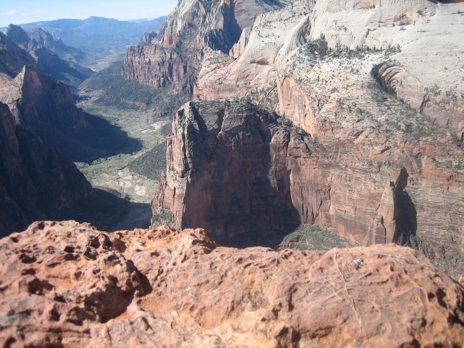 Picture from Observation Point in Zion National Park.